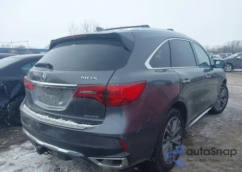 2017 Acura Mdx Technology Package из США, поврежденный, VIN 5FRYD4H59HB023951